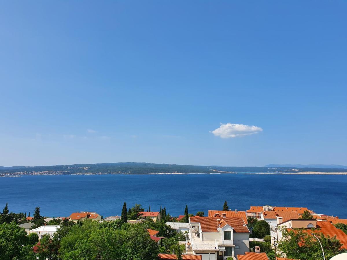 Breathtaking Seaview App Barac On Separated Floor Crikvenica Exterior foto